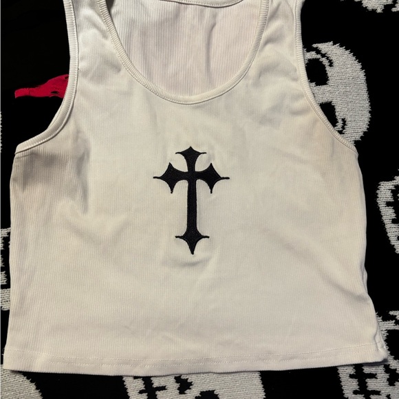 Torrid Red and White Crop Tops Collection - Picture 6 of 9